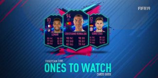 FIFA 19 Ones to Watch Cards Guide