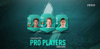 FIFA 19 Pro Players Cards List and Guide
