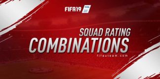 FIFA 19 Squad Rating Combinations