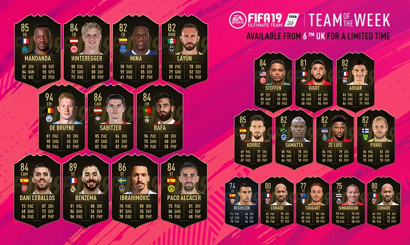FIFA 19 Team of the Week: Arsenal, Manchester City and Leicester players  star in new TOTW - Daily Star