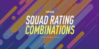 FIFA 20 Squad Rating Combinations