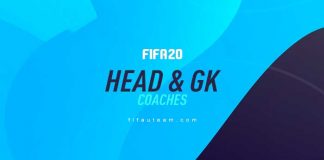 FIFA 20 Head Coaches and Goalkeeper Coaches