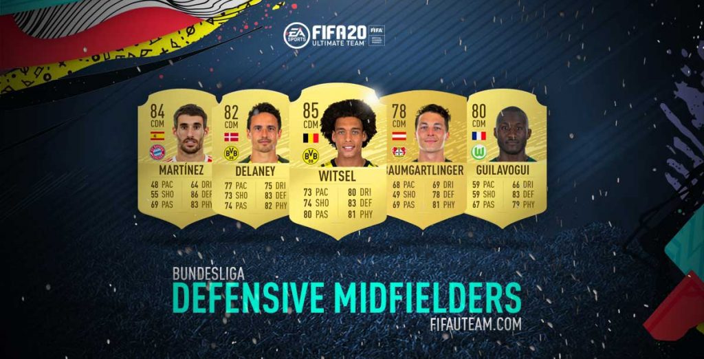 FIFA 20 Bundesliga Defensive Midfielders