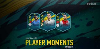 FIFA 20 Player Moments List