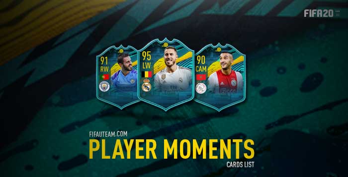 FIFA 20 Player Moments List