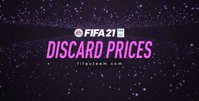 FIFA 21 Quick Sell Prices - Discard Prices for FUT 21