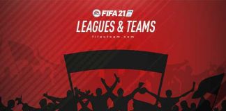 FIFA 21 Leagues, Clubs and National Teams List